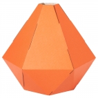 оранжевый абажур ЮКСТОРП для подвесного светильника