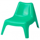 БУНСЁ Детское садовое кресло, зеленый