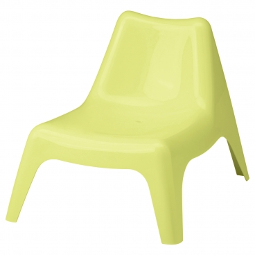 БУНСЁ Детское садовое кресло, зеленый