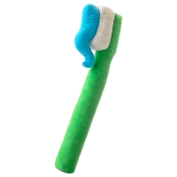 ХЕММАХОС Мягкая игрушка, зубная щетка, зеленый