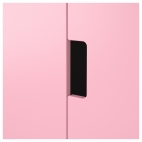 СТУВА Комб для хран с дверц/ящ, белый, розовый