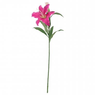 СМИККА Цветок искусственный, лилия, розовый