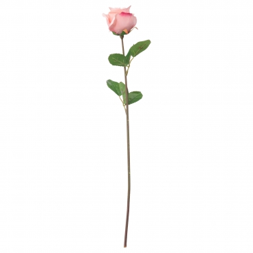 СМИККА Цветок искусственный, Роза, розовый