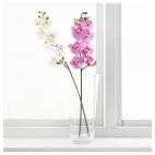 СМИККА Цветок искусственный, Орхидея, розовый