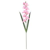 СМИККА Цветок искусственный, Гладиолус, розовый