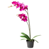 ФЕЙКА Искусственное растение в горшке, Орхидея темно-сиреневый