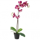 ФЕЙКА Искусственное растение в горшке, Орхидея темно-сиреневый