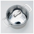 ИКЕА/365+ Набор кухонной посуды, 3 предмета, нержавеющ сталь, стекло