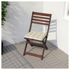 ЭПЛАРО Садовый стул, складной коричневый коричневая морилка