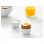 ИКЕА/365+ Миска/подставка д/яйца, с округлыми стенками белый