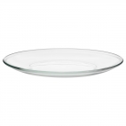 ОППЕН тарелка, прозрачное стекло 23 см