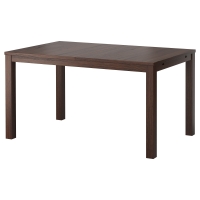 прямоугольный коричневый раздвижной стол БЬЮРСТА