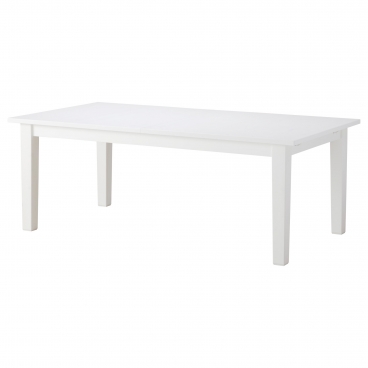СТУРНЭС раздвижной стол прямоугольный белый