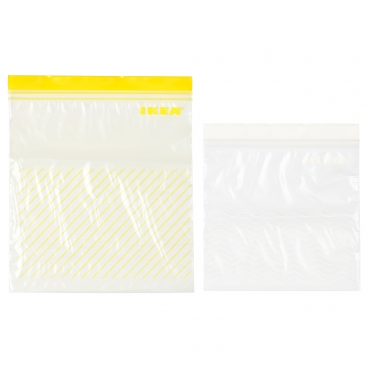 ИСТАД пакет пластиковый, желтый / белый