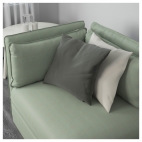 ВАЛЛЕНТУНА Секция дивана-кровати со спинкой, Хилларед зеленый