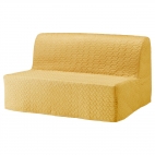 ЛИКСЕЛЕ Чехол на 2-местный диван-кровать, Валларум желтый