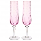 КОНУНГСЛИГ бокал для шампанского розовый