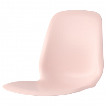 ЛЕЙФ-АРНЕ сиденье со спинкой розовое