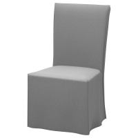 ХЕНРИКСДАЛЬ стул с длинным серым чехлом