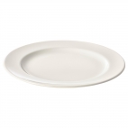 ВАРДАГЕН тарелка белая с оттенком
