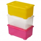 ГЛИС контейнер с крышкой разные цвета