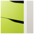 КАЛЛАКС Вставка с 2 ящиками, светло-зеленый зеленый