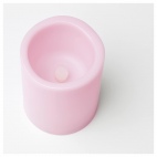 ГОДАФТОН Светодиодная формовая свеча, 2 шт., с батарейным питанием розовый