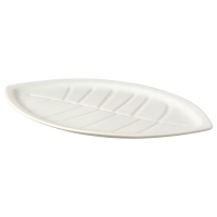 ВИНТЕРФЕСТ Тарелка десертная, с рисунком, белый, 25x16 см