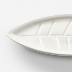 ВИНТЕРФЕСТ Тарелка десертная, с рисунком, белый, 25x16 см