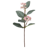 СМИККА Цветок искусственный, эвкалипт розовый, розовый, 30 см