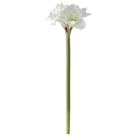ВИНТЕРФЕСТ Цветок искусственный, Амариллис, белый, 60 см