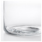 ТИДВАТТЕН Ваза, прозрачное стекло, 65 см