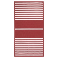 ВИНТЕР 2019 Ковер безворсовый, красный/белый, 80x150 см