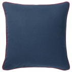 МОЛАРБОРСТЕ Чехол на подушку, темно-синий, разноцветный, 50x50 см