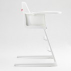 LANGUR детский стул с подносом, белый