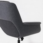 ÄLEBY вращающееся кресло, серый / темно-серый