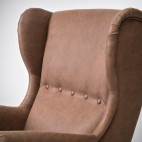 STRANDMON кресло, круто-коричневый