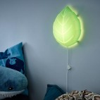 UPPLYST настенный светильник led, зеленый лист