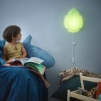UPPLYST настенный светильник led, зеленый лист