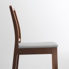 EKEDALEN барный стул, коричневый / светло-серый