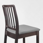 EKEDALEN барный стул, темно-коричневый / светло-серый