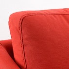 BRÅTHULT 3-местный диван, висль красный / оранжевый