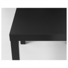 ЛАКК Придиванный столик, черно-коричневый