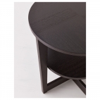 ВЕЙМОН Придиванный столик, черно-коричневый