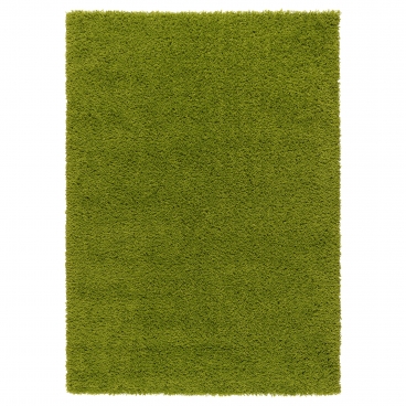 ХАМПЭН ковер зеленый с длинным ворсом