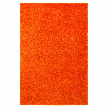 ХАМПЭН Ковер, длинный ворс, оранжевый